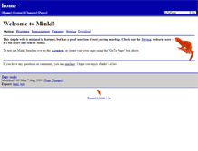 Tablet Screenshot of minki.theprawn.com